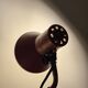 Lampe de bureau/du mur à bras articulé industriel rouge – Lampe de travail en métal réglable