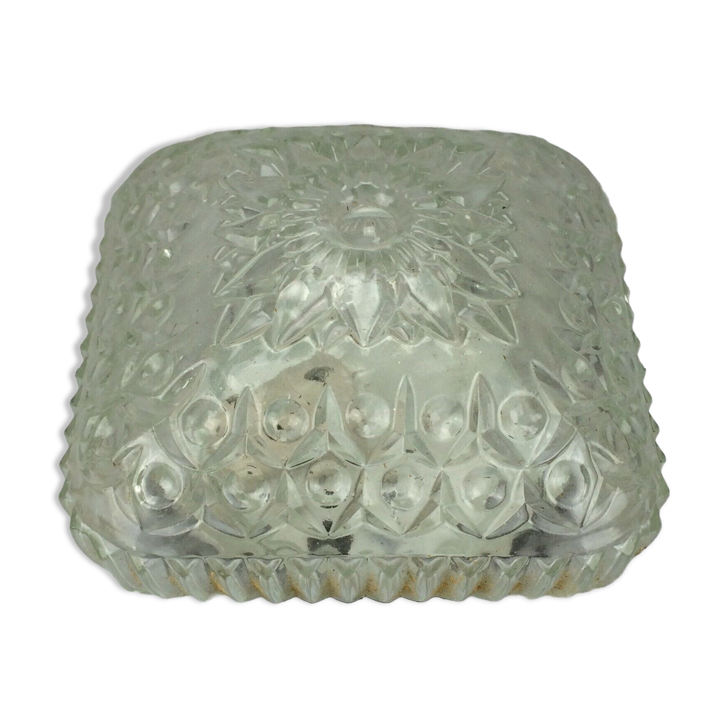 60s 70s lamp luminaire plafoniere flush mount glass space age design