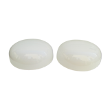 TWO PLAFONNIERS IN OPALINE OF ANNEES 60/70