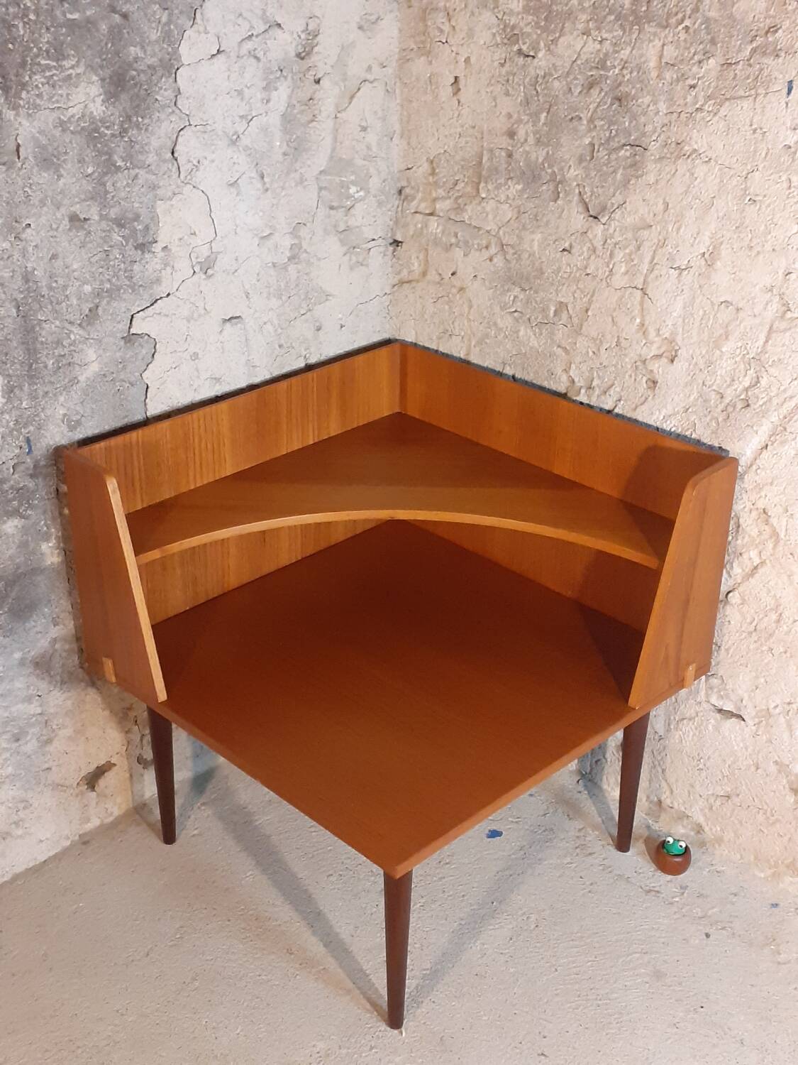 Teak corner table for Norwegian Svane Combina set, 1960s