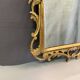 Italian mirror in gilded wood from the 19th century.