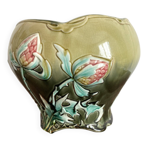 Grand cache-pot barbotine