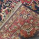 Tapis vintage en rouge et bleu foncé – 236x170 cm