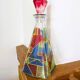 Carafe / vase multicolore italien