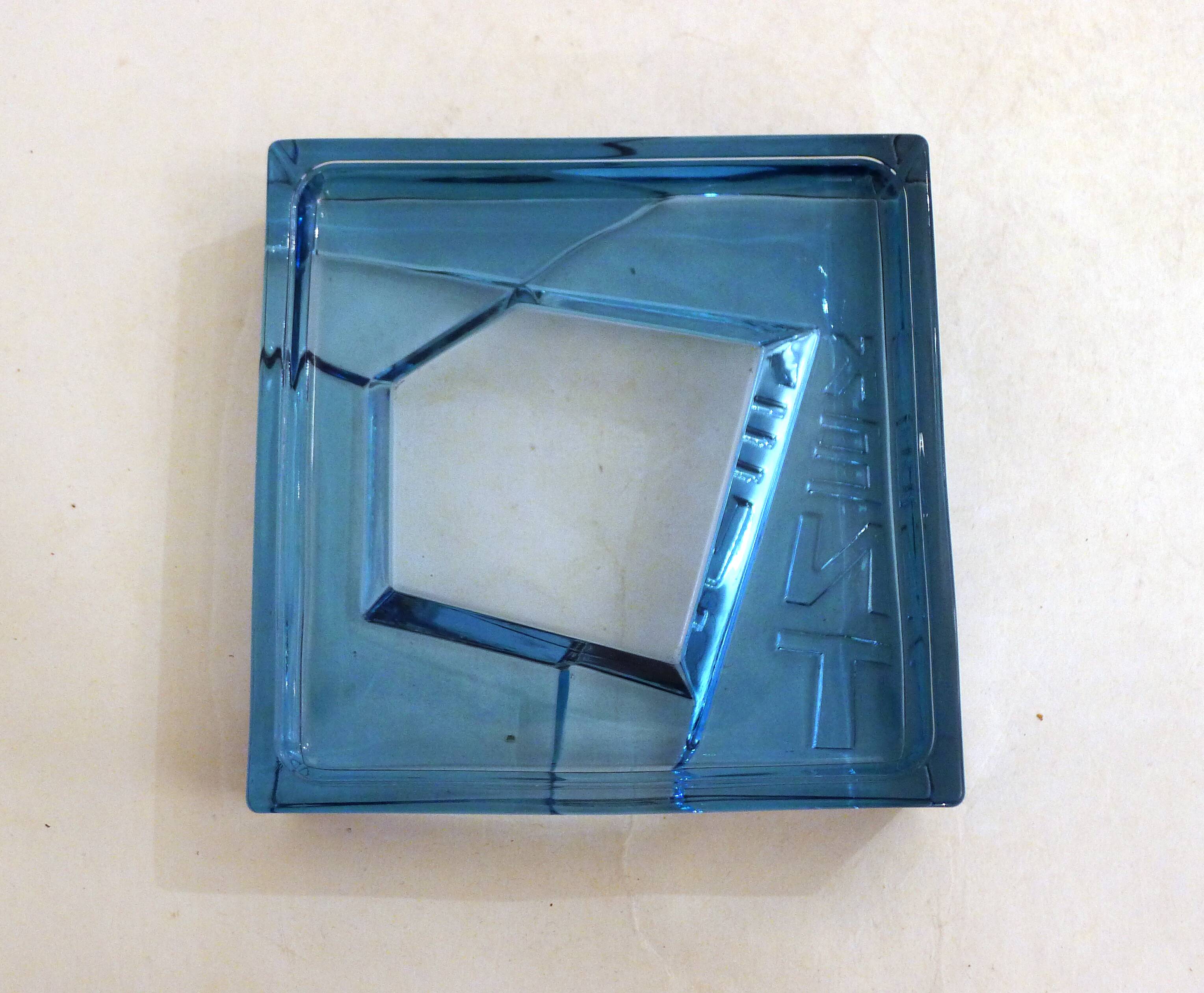 Kent ice floe glass ashtray