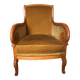 Fauteuil Bergère en acajou style Restauration époque fin XIXe