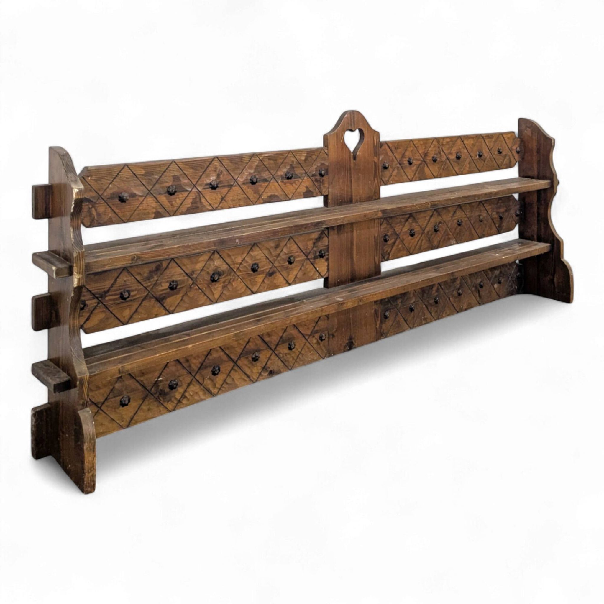 Medieval style wall shelf