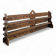 Medieval style wall shelf