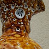 Honey colored fat lava pitcher