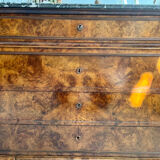 Antique walnut chest of drawers