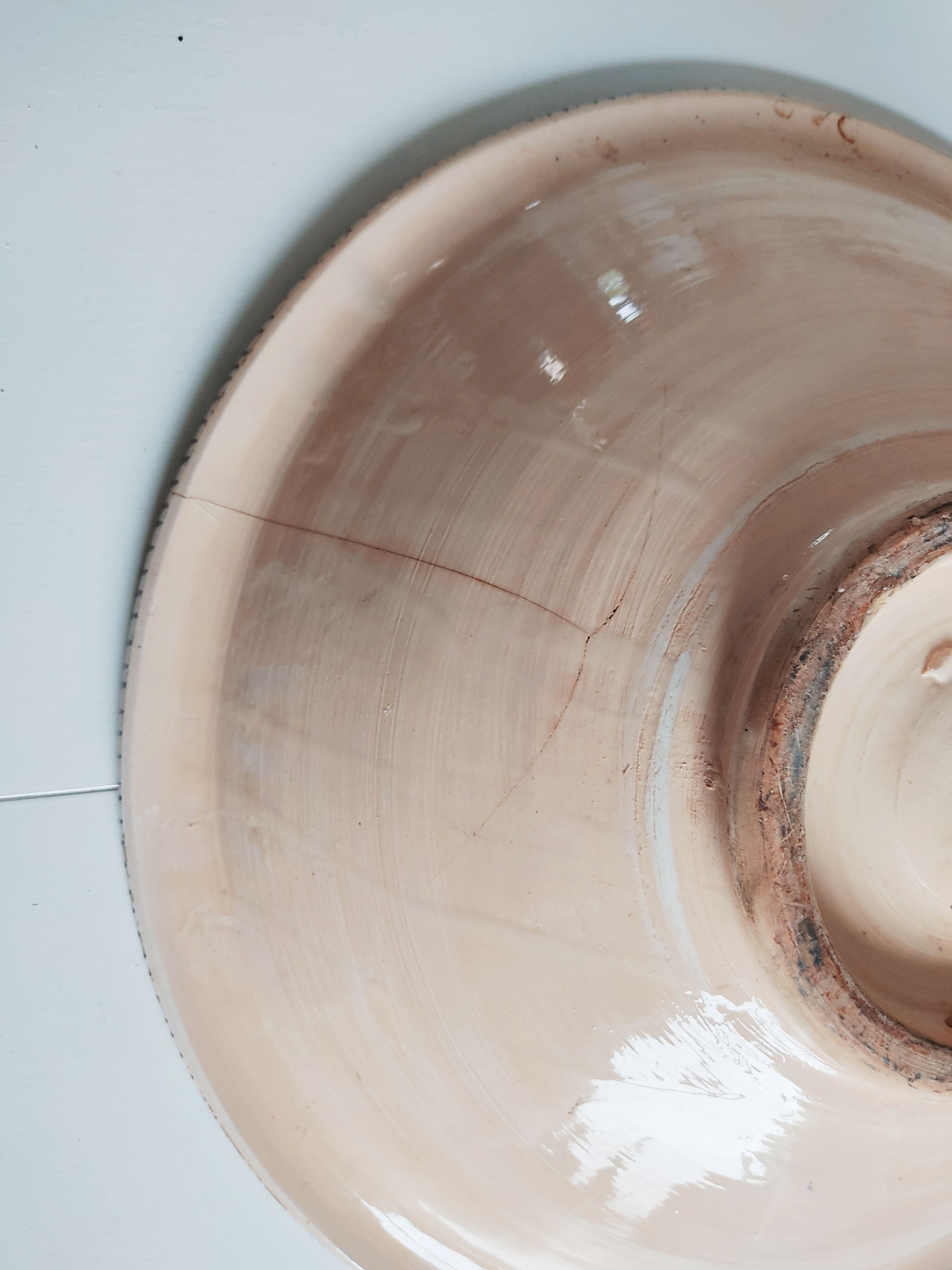 Empty turkish ceramic pocket