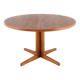 S. Burchardt Nielsen round (2x) extendable dining table danish design teak