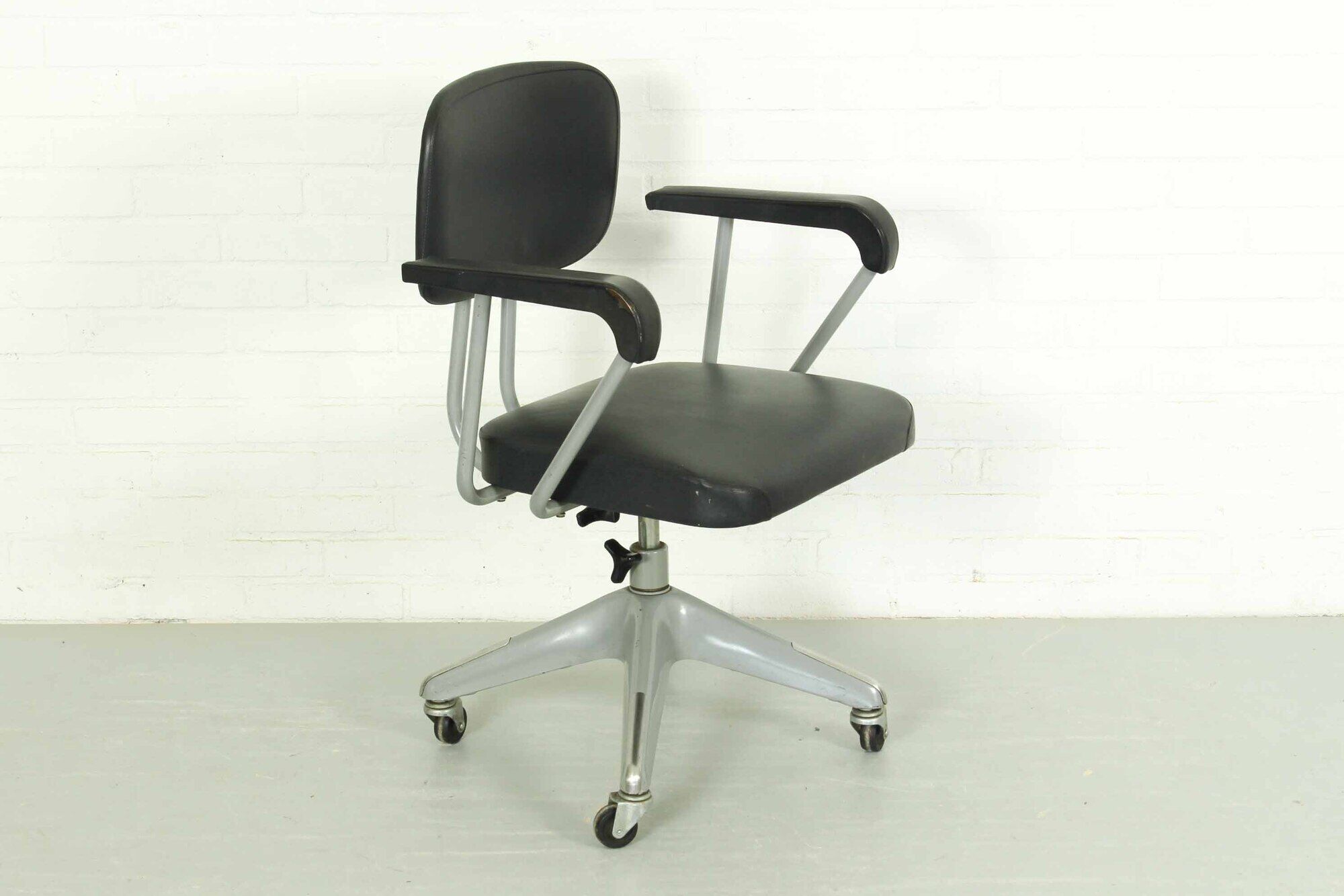 Japanese Industrial Office Desk Chair by Takashi Okamura, 1970s