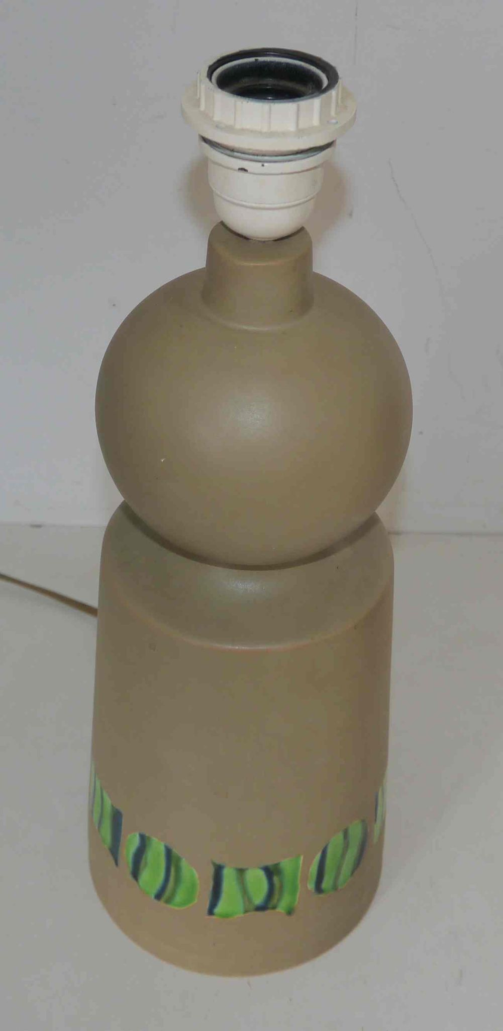 Lampe des années 7's en céramique