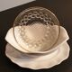 Set of 7 beaded plates