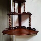 Corner wall shelf