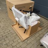 Vitra Eames Lounge Chair XL + Ottoman, Cognac leather & Santos Rosewood