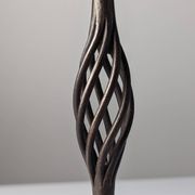 Wrought iron candelabra with dragon head, Samuel Yellin style, 20th century