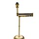 Lampe de table Hollywood Regency en laiton, Tommaso Barbi Italie 1970