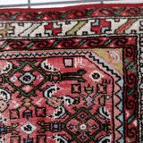 Tapis Vintage Hamadan Fait Main en Laine – Années 1970 – 73 x 113 cm – Rug