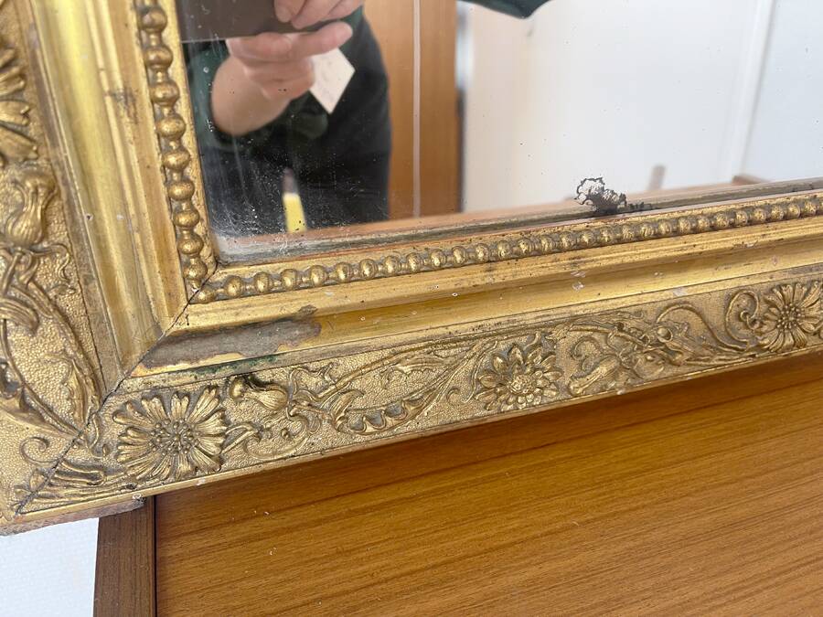 Louis-Philippe gilded mirror – 19th century