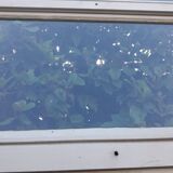 Wooden canopy 3 windows with bellows and abbatant