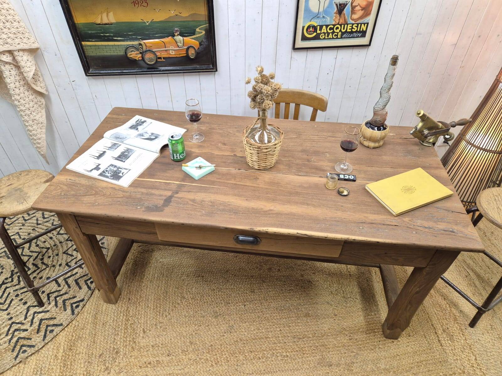Old farm table