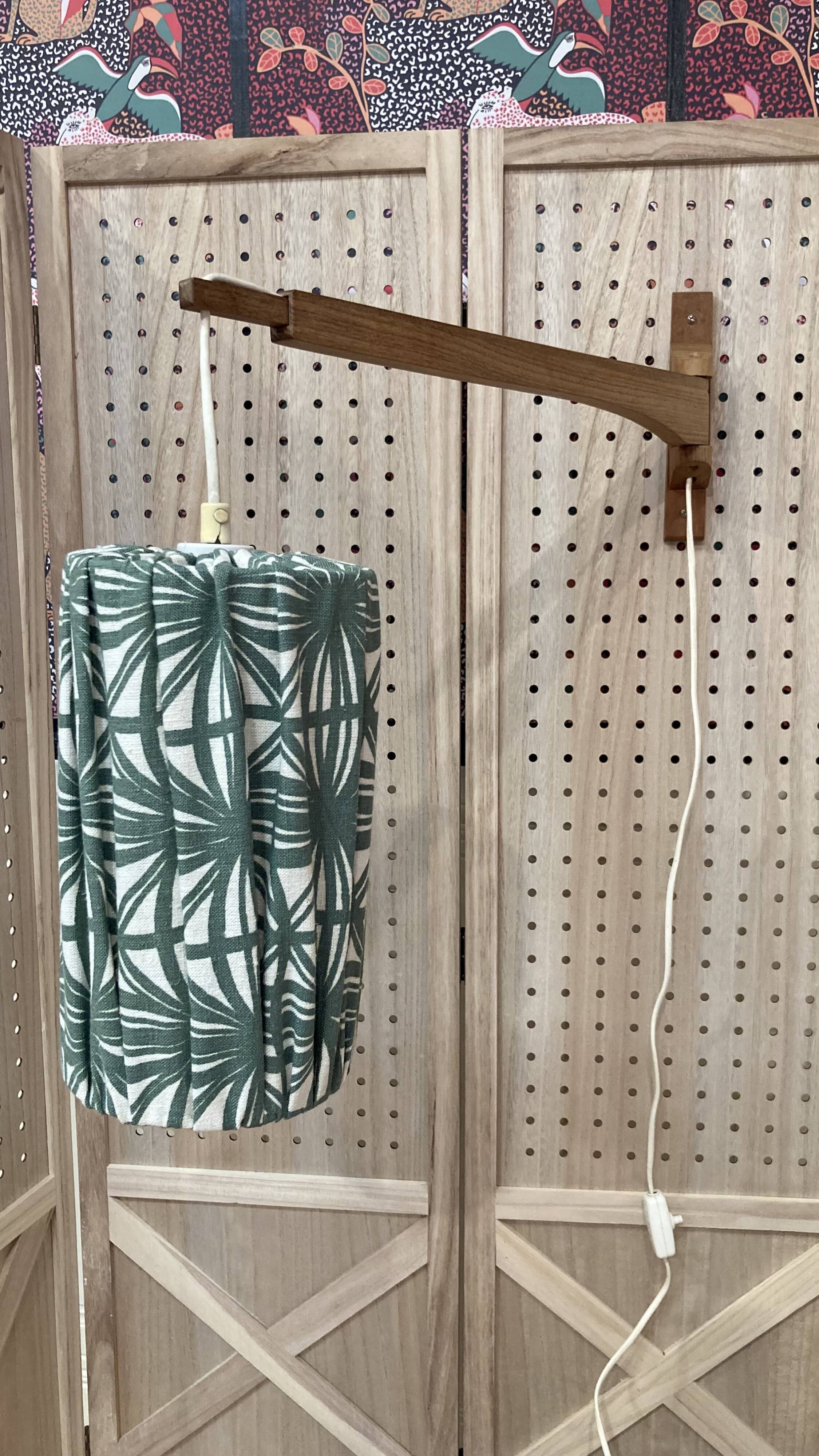 LARGE TELESCOPIC APPLIQUE SCANDINAVIAN DESIGN 1950.