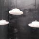 Opaline pendant lights