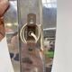 70s chrome and smoked glass wall light