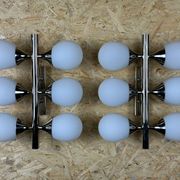 2x 60s 70s 6-bulb Sputnik wall lights by Kaiser Leuchten opal glass