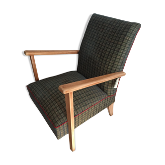 Fauteuil vintage écossais