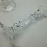 Pair of candlesticks in d'Arques crystal