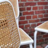 B32 Marcel Breuer white chairs