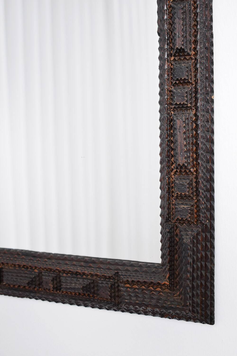 Black forest wooden mirror 1, 1910s.