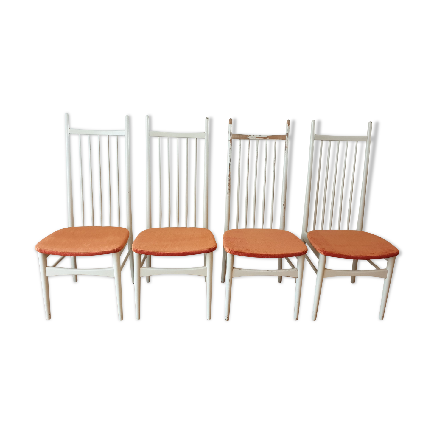 Ensemble de 4 chaises vintage