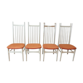 Ensemble de 4 chaises vintage