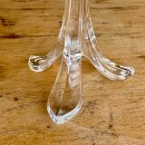 Paire de chandeliers en cristal d'Arques « Bandol » de Longchamp