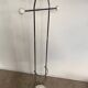 Vintage Coat Rack in Chrome and Carrara Marble Italian design 1970s