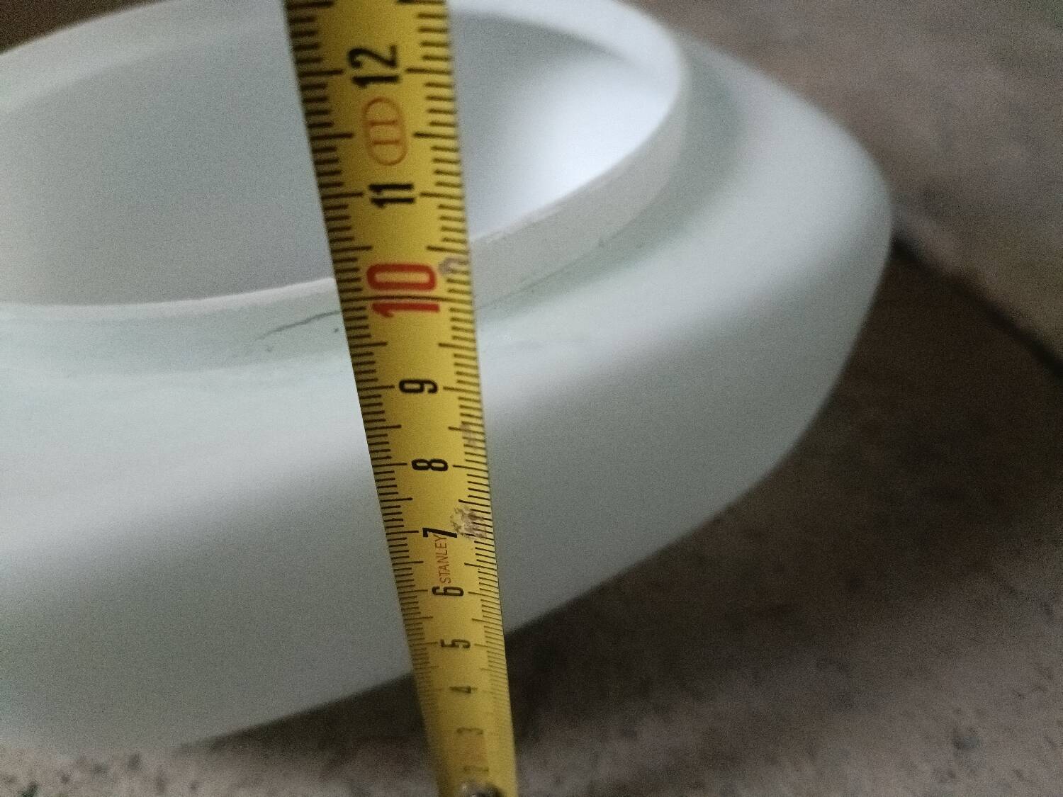 Vintage wall lamp, ceiling light in opaline glass