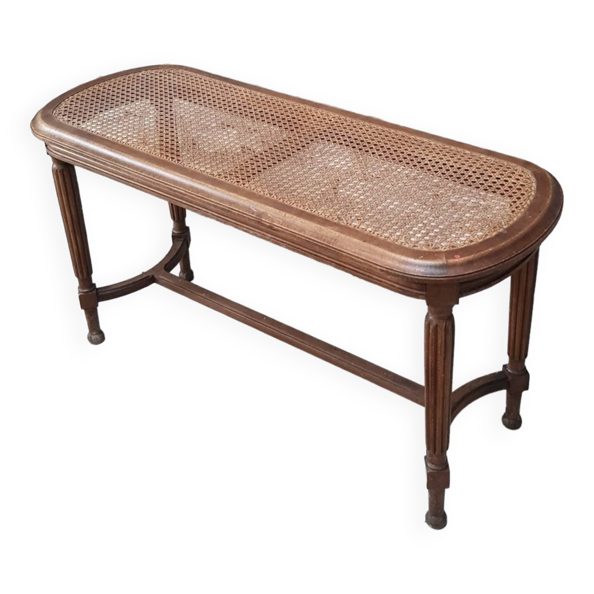 Large Louis XVI style piano stool