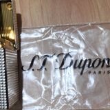 Vintage lighter S.T. Dupont Paris – Guilloché silver – 1980s/1990s