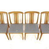 Set of 4 Scandinavian oak chairs, Sweden, 1960