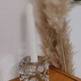 Bohemian crystal candle holder Rudolf Jurnikl for Rudolfova 60'S