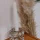 Bohemian crystal candle holder Rudolf Jurnikl for Rudolfova 60'S