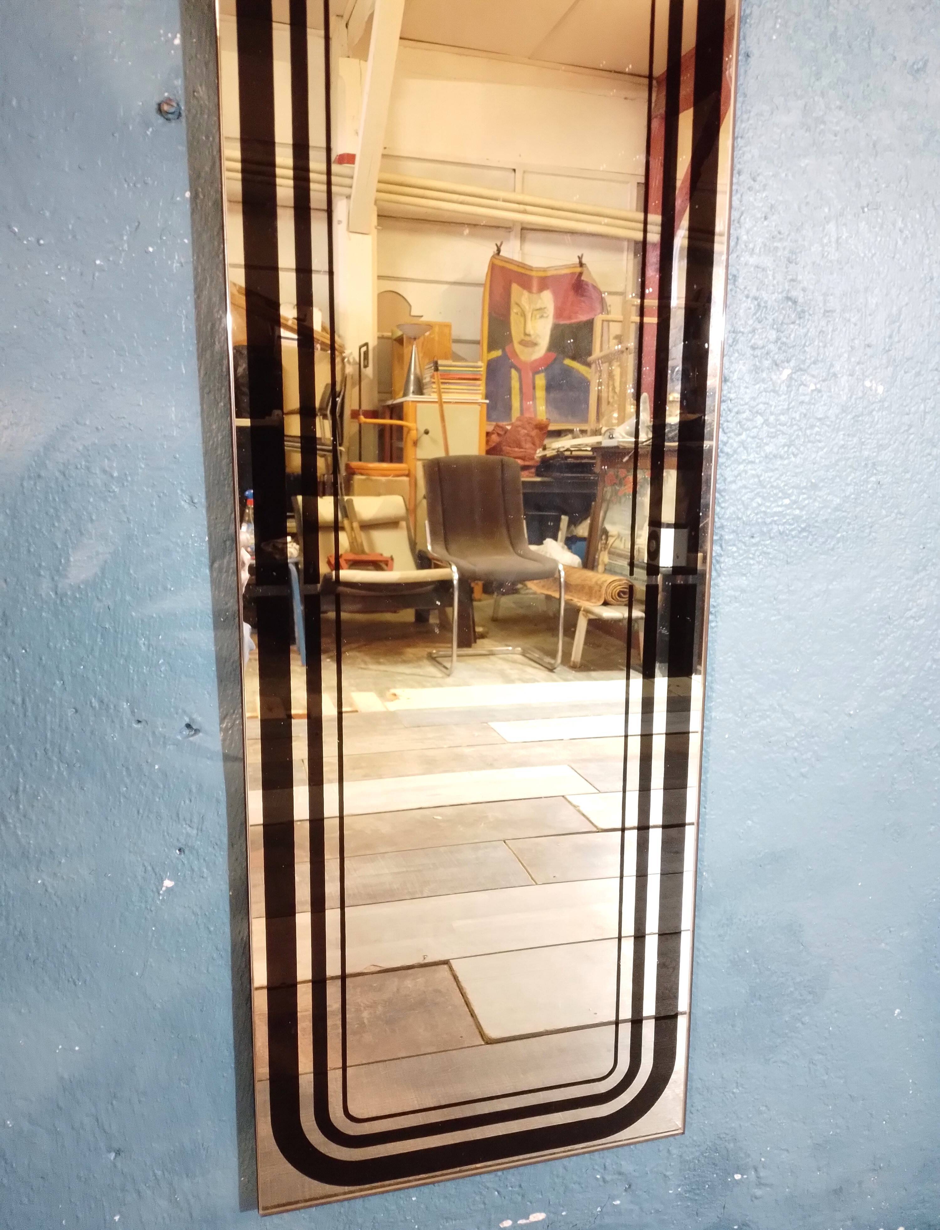 Wall mirror Italy 1970s