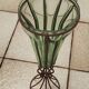 19th-century blown glass vase – Murano style with mount