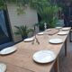 No53 table de ferme avec rallonges