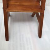 Vintage library stepladder chair