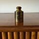 Brass weight shaped table lighter, Mauro Manetti Italy 1970